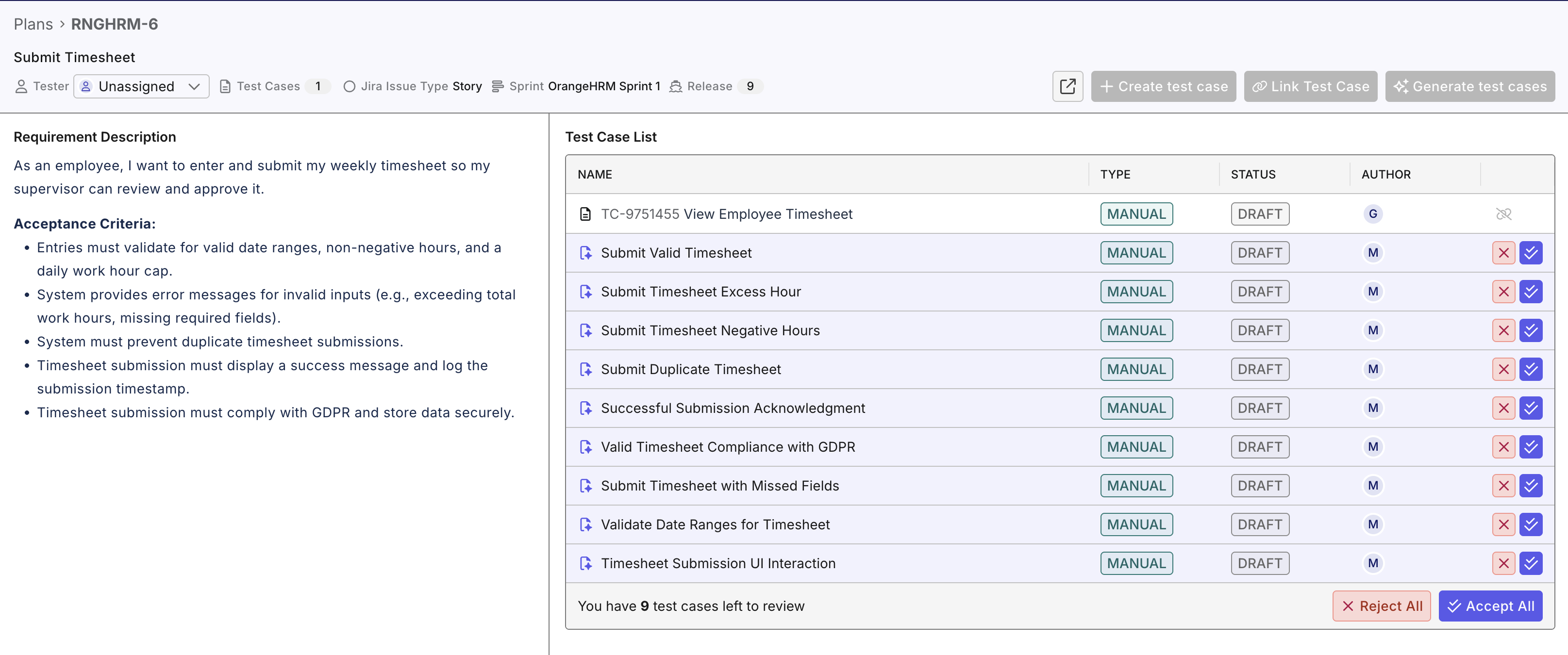 Your Account information in Katalon TestOps